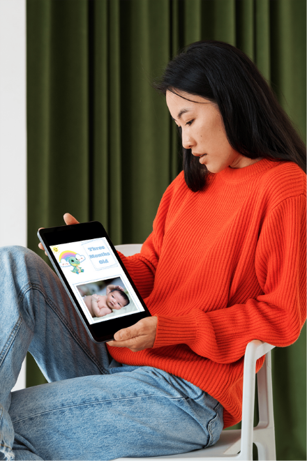 Baby-Saurus Milestone Storybook – Editable Edition