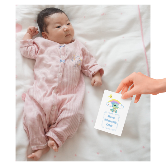 Baby-Saurus Monthly Milestone Cards (Digital PDF)