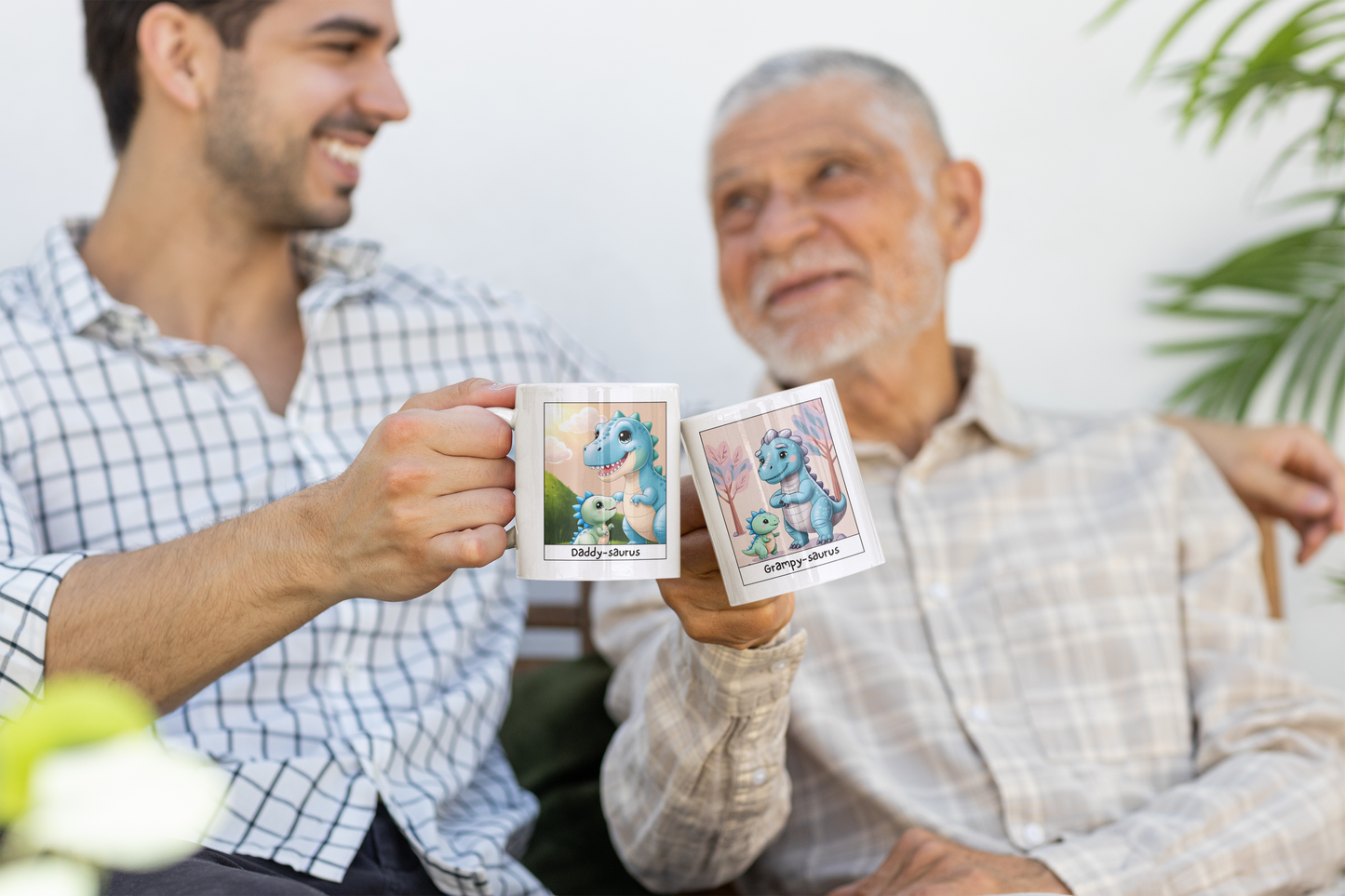 Grampy-Saurus White Glossy Mug