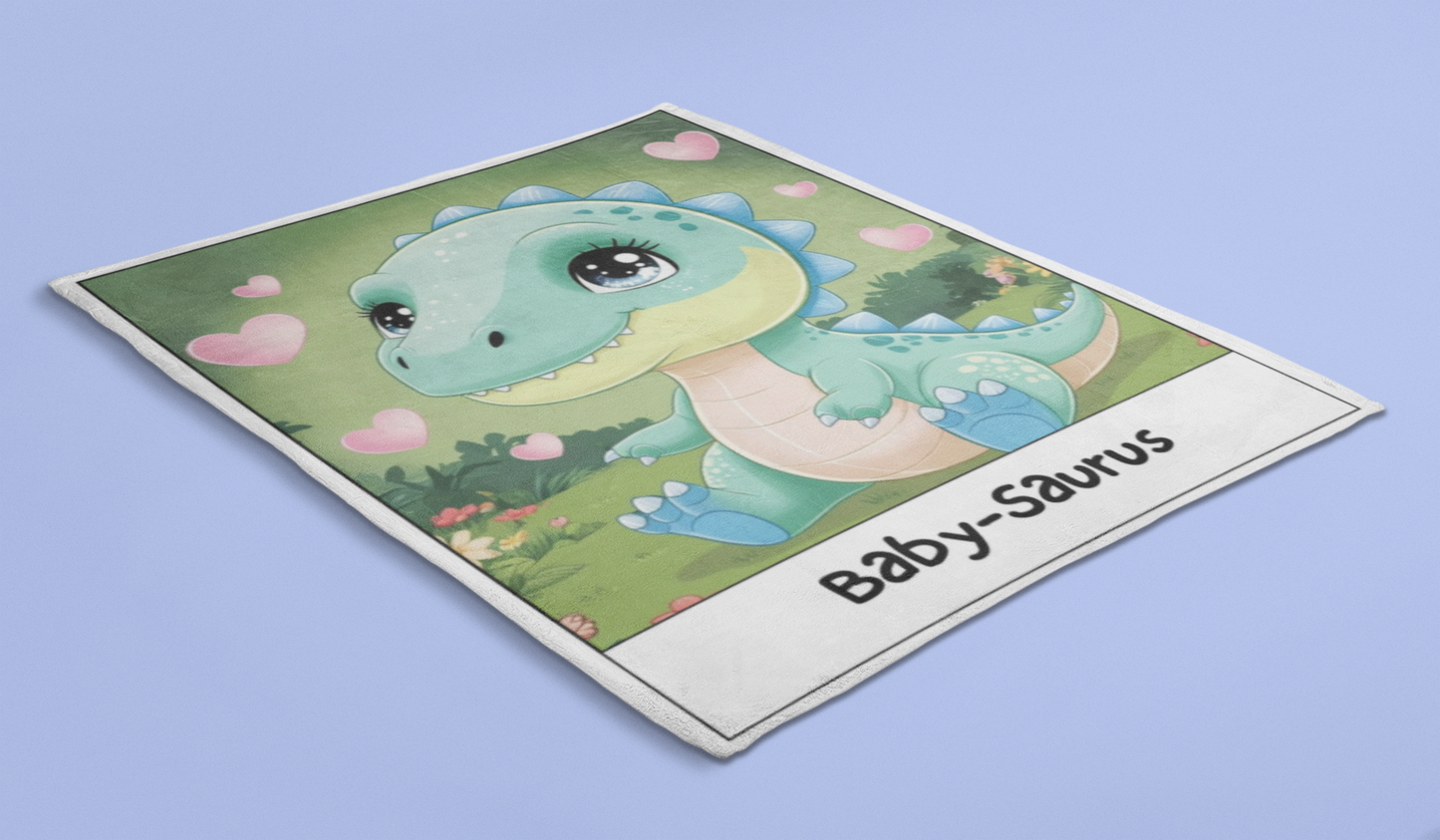 Baby-Saurus Sherpa Blanket (37 x 57)