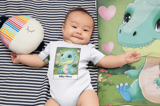 Baby-Saurus Sherpa Blanket (37 x 57)