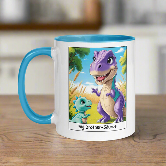 Big Brother-Saurus Mug with Color Inside