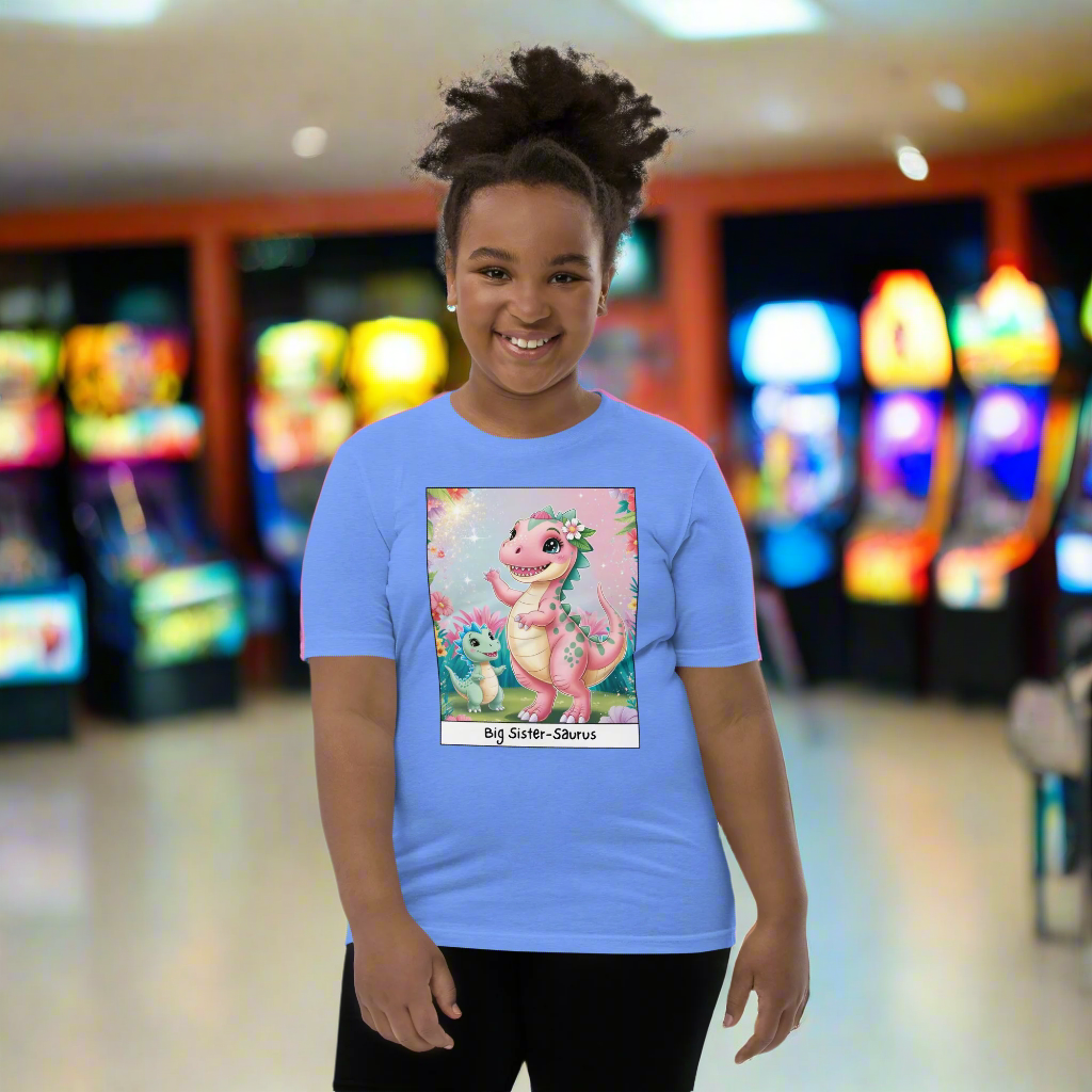 Big Sister-Saurus Youth T-Shirt