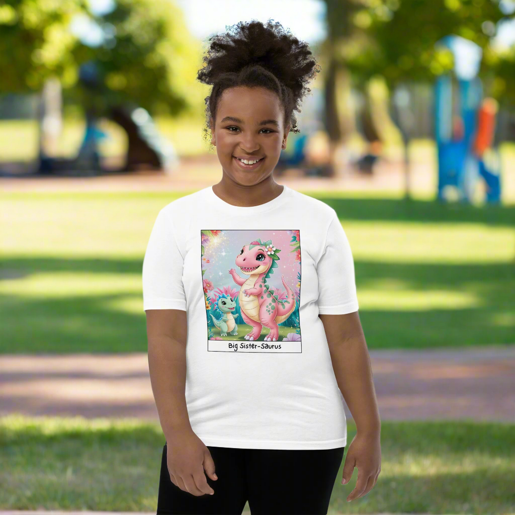 Big Sister-Saurus Youth T-Shirt