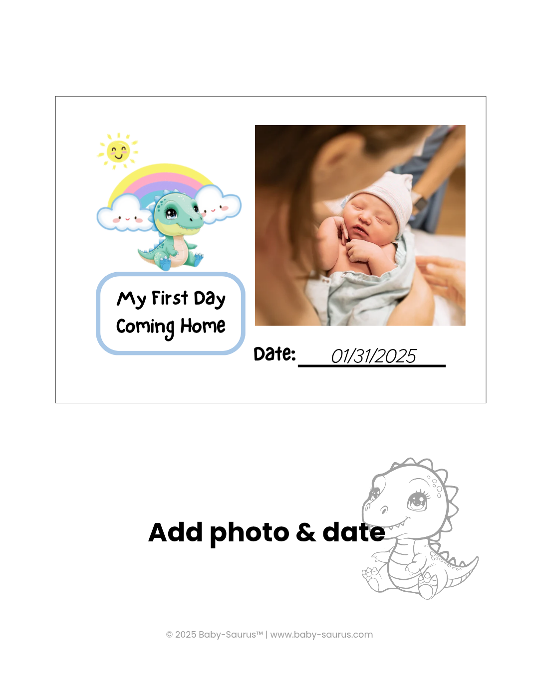 Special Firsts Milestone Cards (Digital PDF)