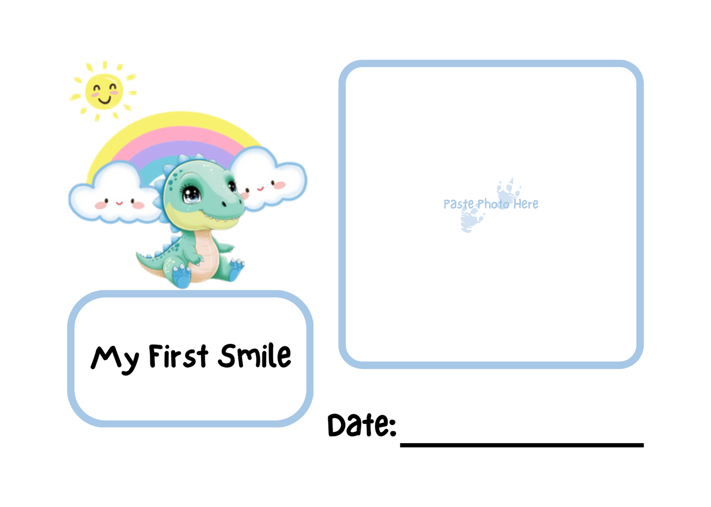 Special Firsts Milestone Cards (Digital PDF)